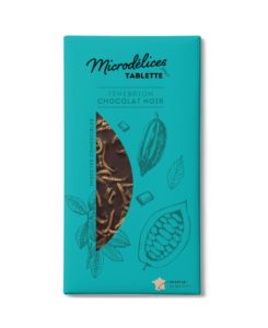 Tablette de chocolat aux vers de farine - insectes comestibles